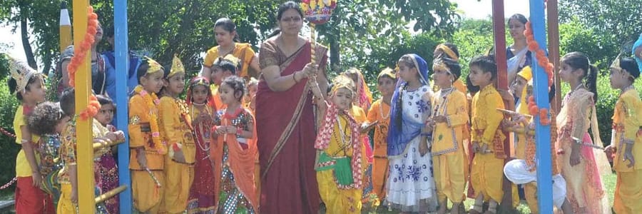 JANMASHTMI CELEBRATED AT SHEMFORD, PINJORE